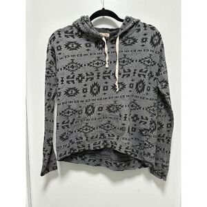 XS Black and Grey Hollister Hoodie